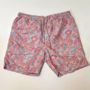 Michael's‎ | Pink Floral | Men's Cyclist Liner Swim Trunks | NWT| Small SKU 374
